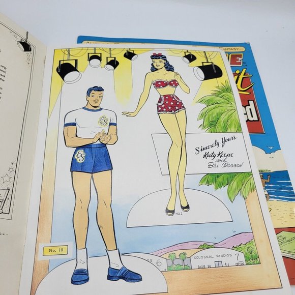 Vintage 1995/1996 Katy Keene Paper Doll Books Lot Of Two New John Lucas - Picture 8 of 10